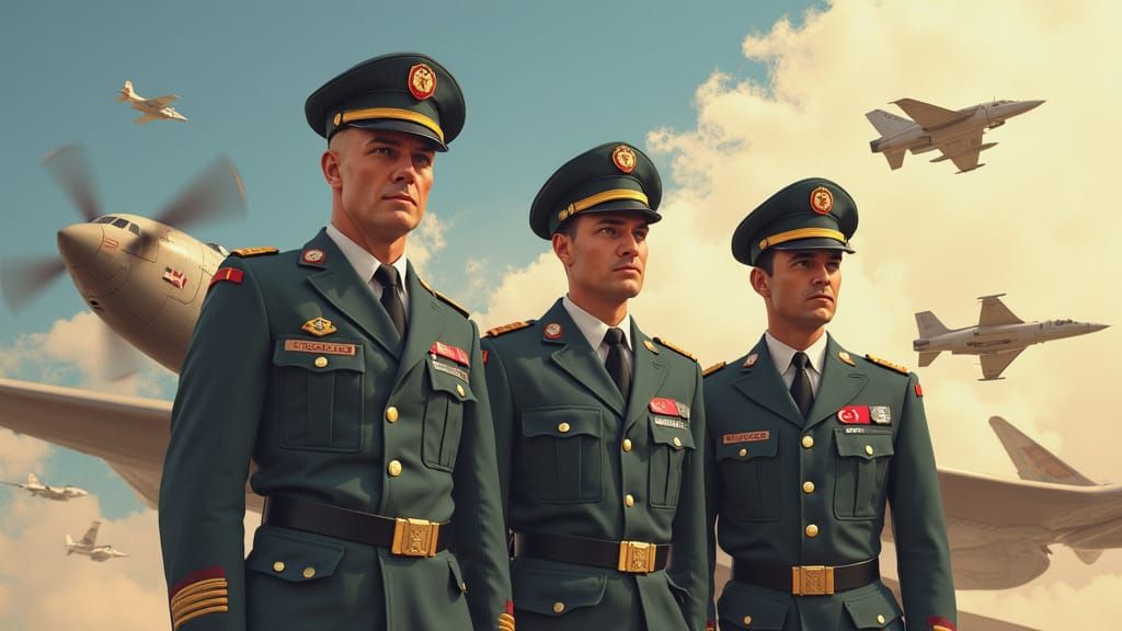 Turkish Air Force Heroes Honored in Patriotic Poster