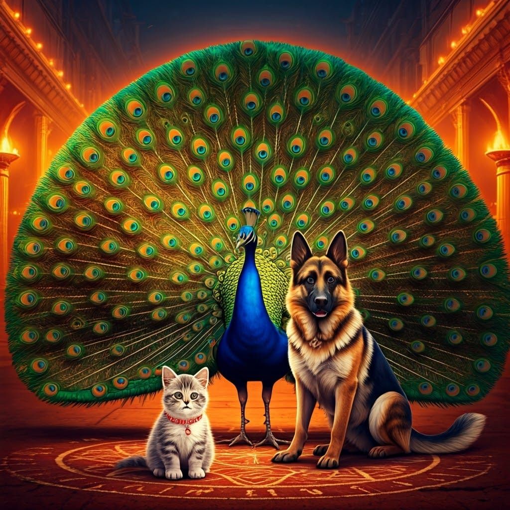 Vibrant Thaipusam Celebration with Majestic Animals