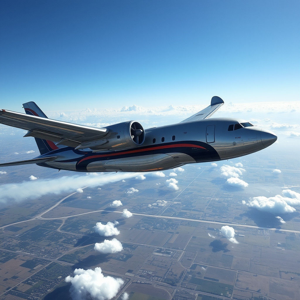 Aerobatic Plane Performing a Barile Roll