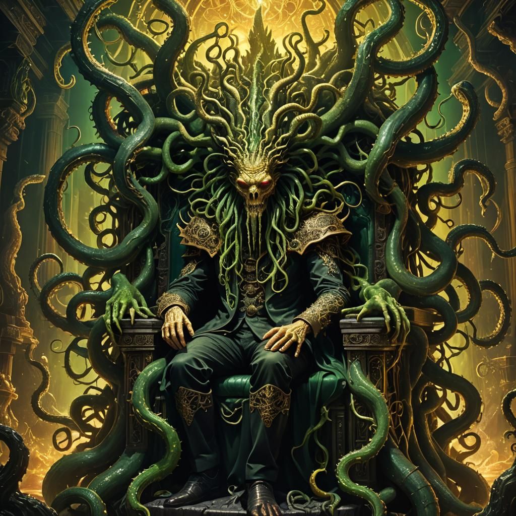 Lovecraftian Horror: Azathoth on His Throne