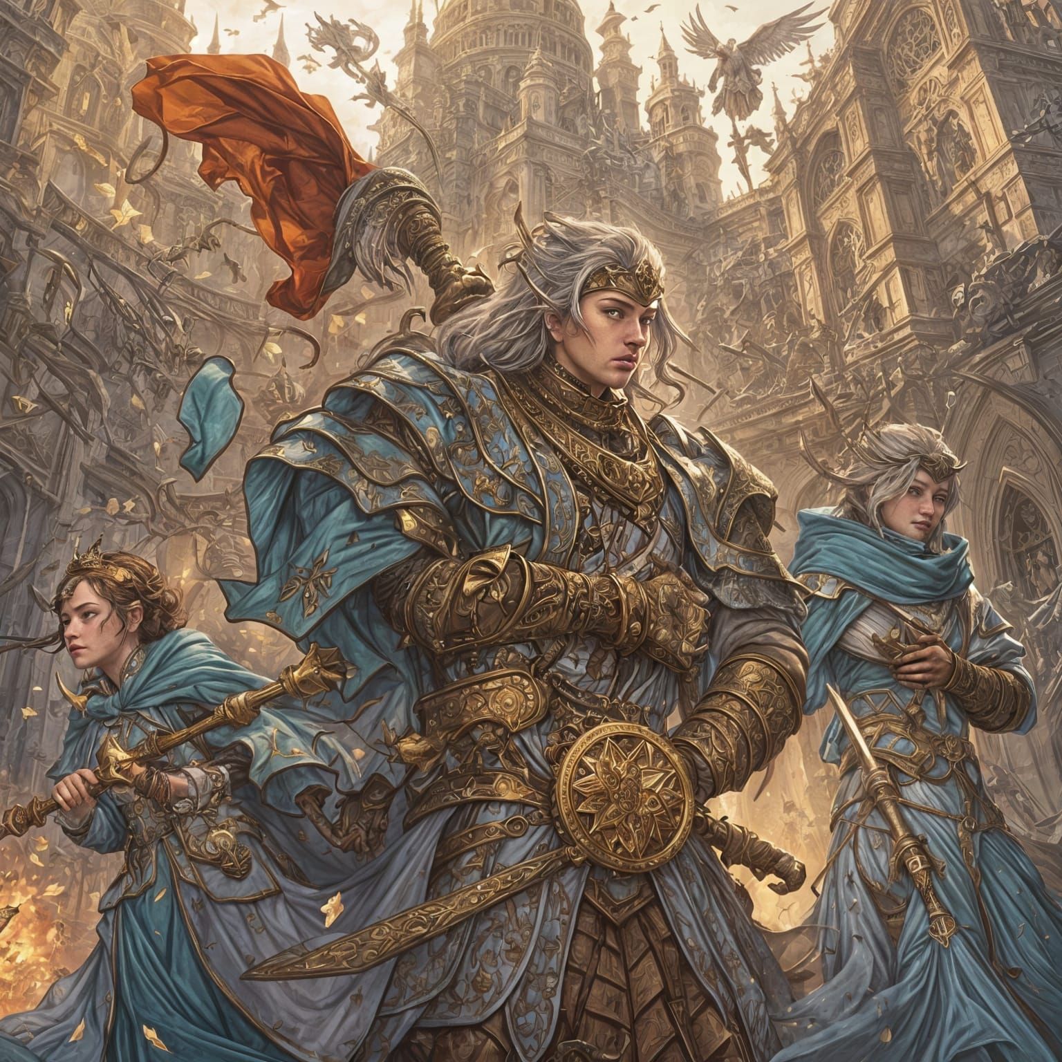 Magical Playing Cards Come Alive in Dynamic Fantasy Scene