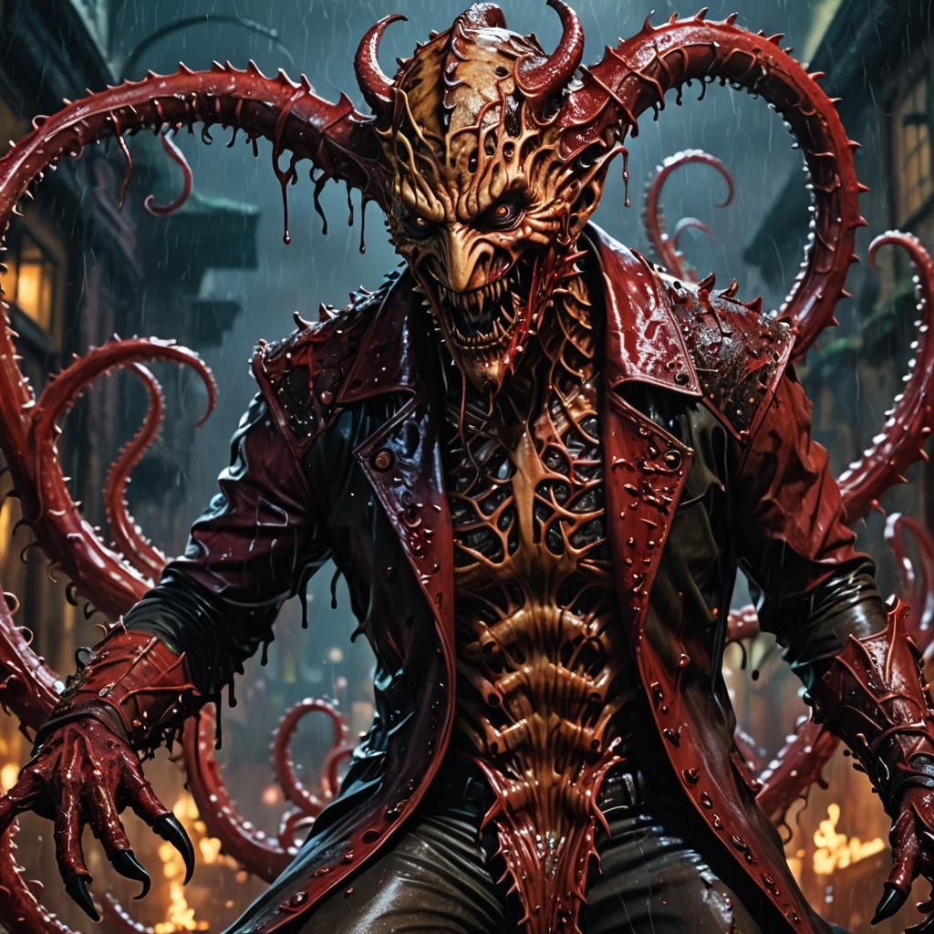 Fearsome Freddy Krueger as Tentacle Demon