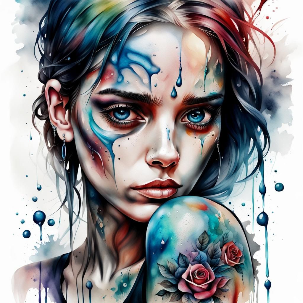 Sad woman protrait