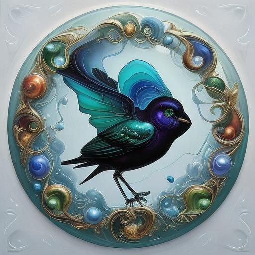 Ethereal Ghosts Hovering Over Martinis in Dark Fantasy