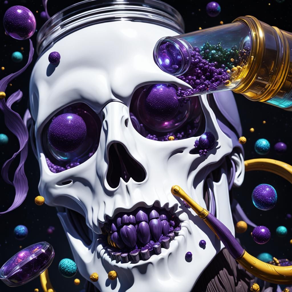 God Drinks Universe: Dark Fantasy Concept Art