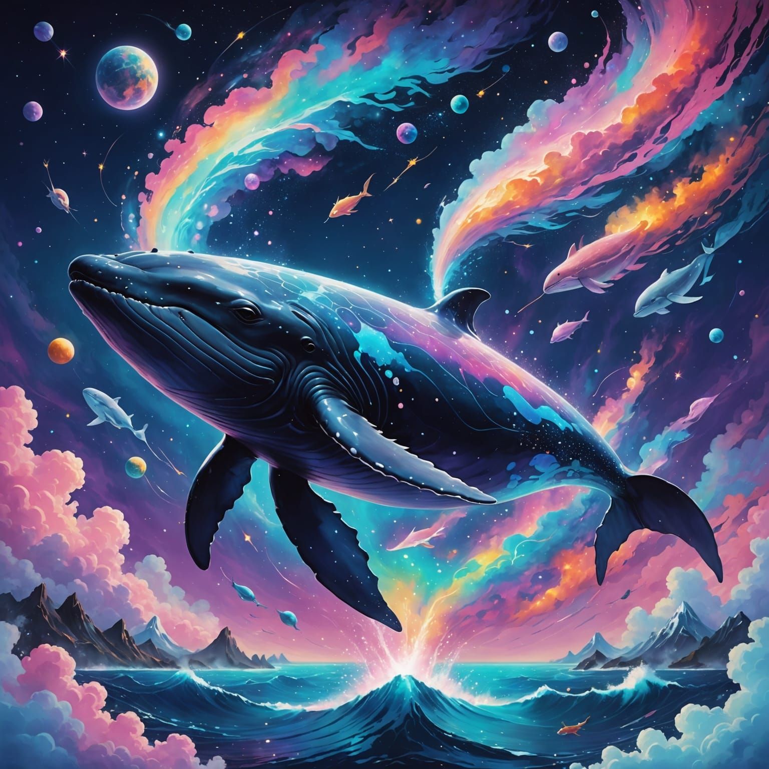 A cosmic whale