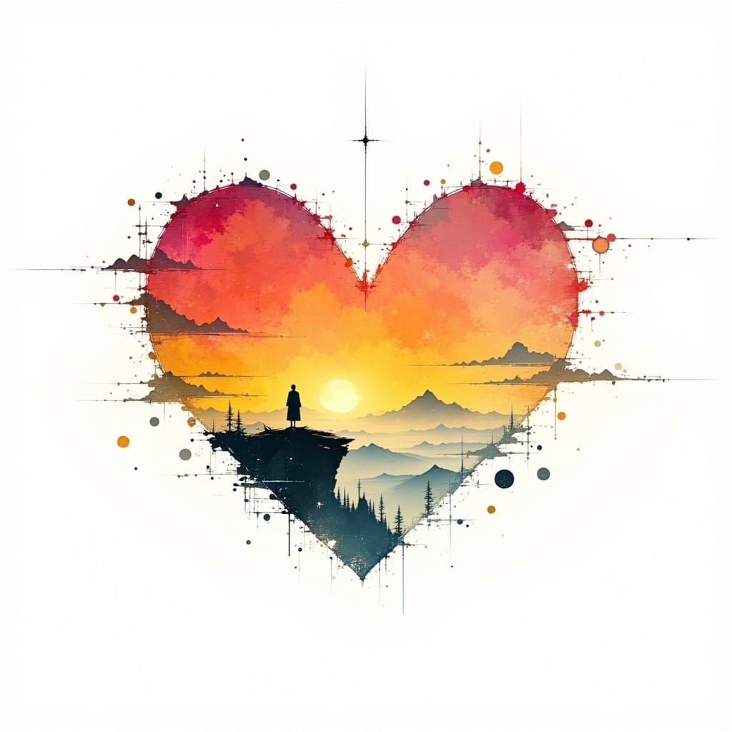 Celestial Gods Descend on a Starry Night in a Cinematic Mast...