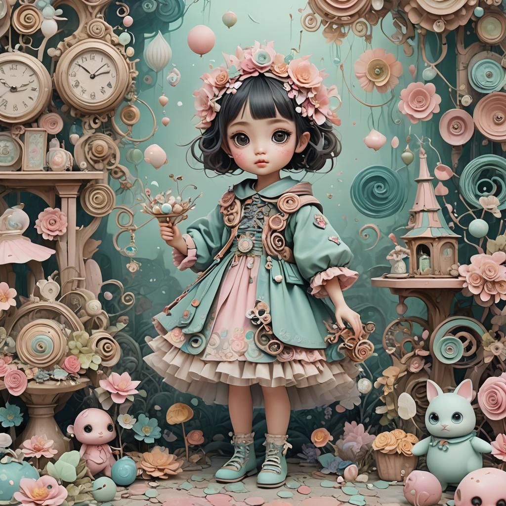 Dreamy Shabby Chic Toddler in Fairytale Style