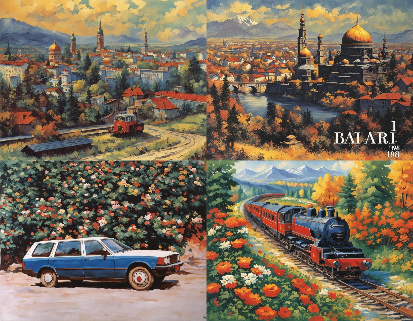 Varna, Bulgaria in 1988: An AI Recreation