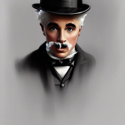 Charlie chaplin, ai loughing