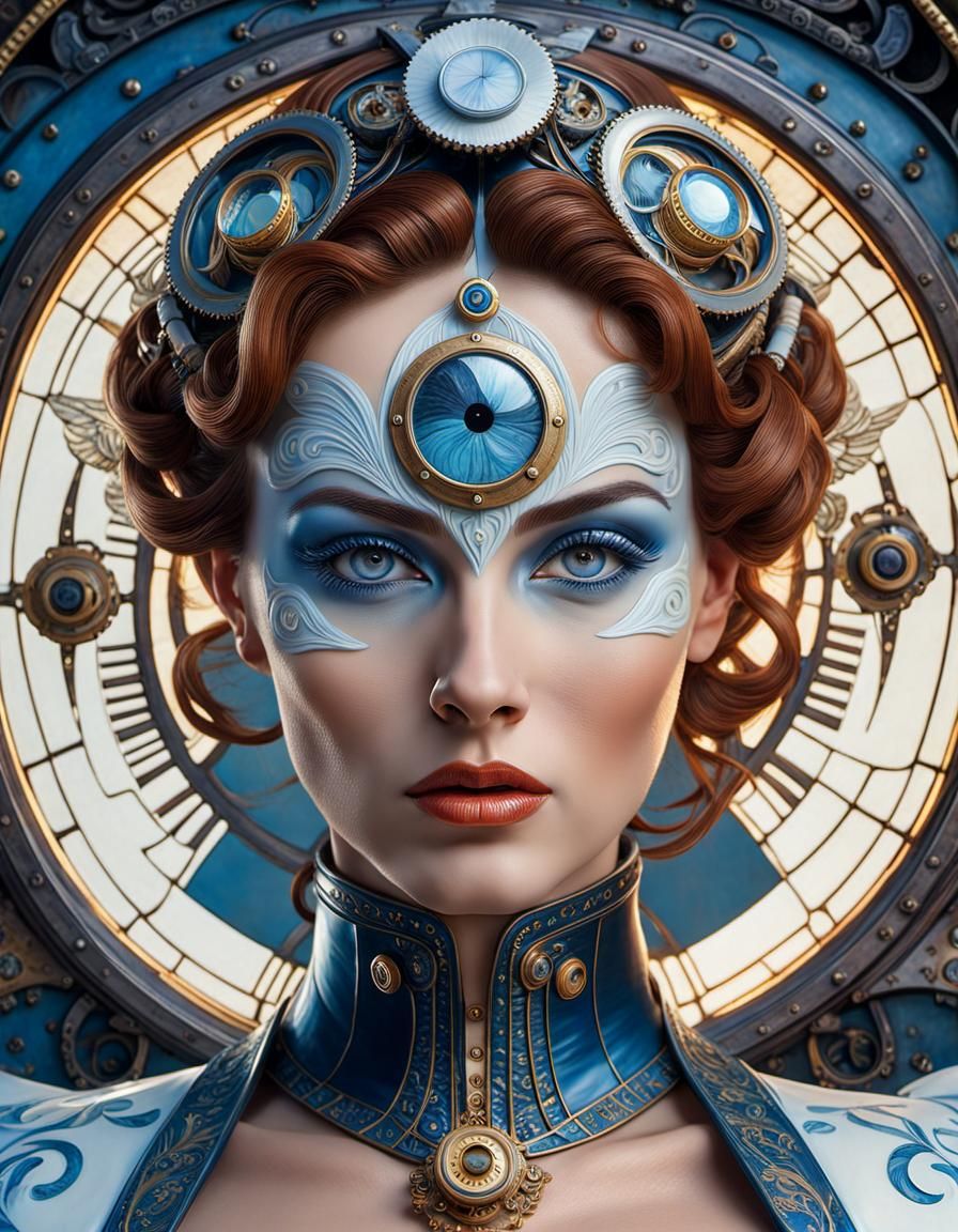 1950 steampunk style