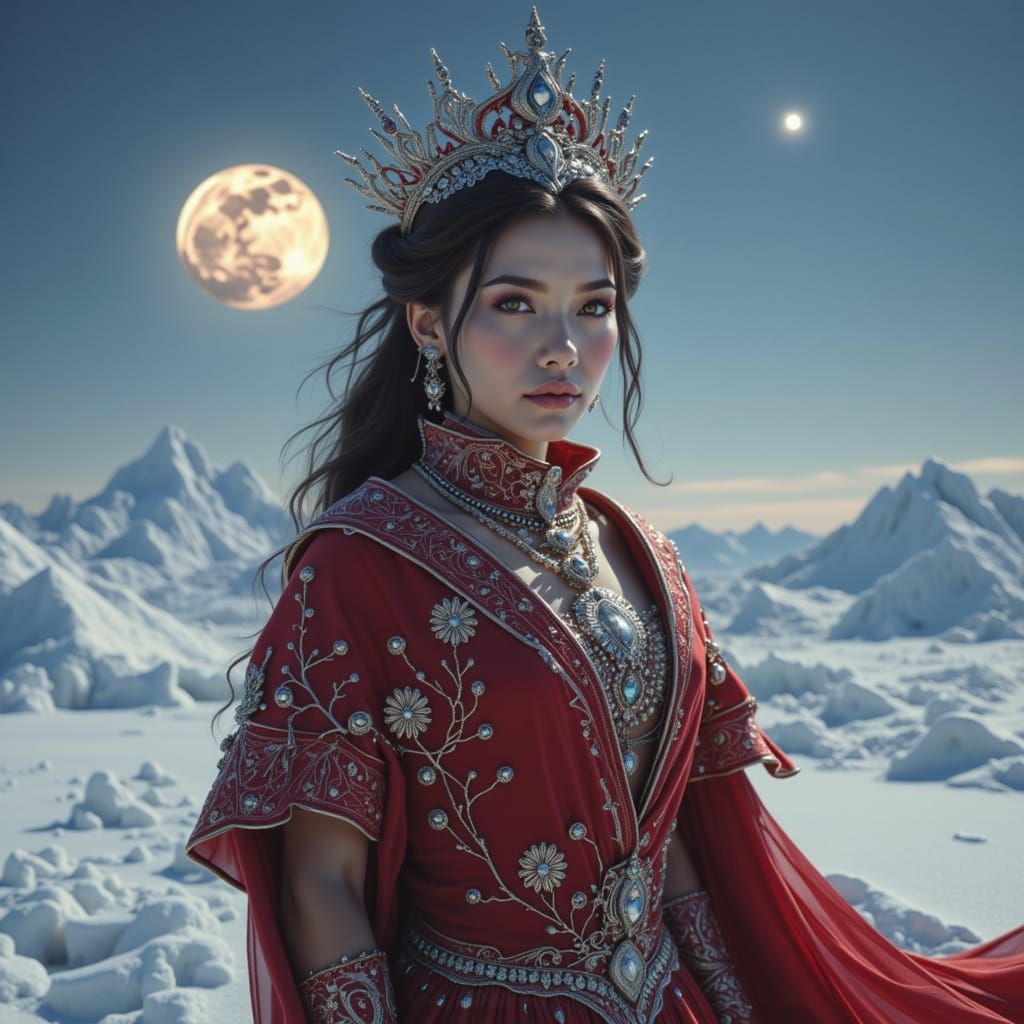 Tsarina Evdokija on a Frosty Tundra