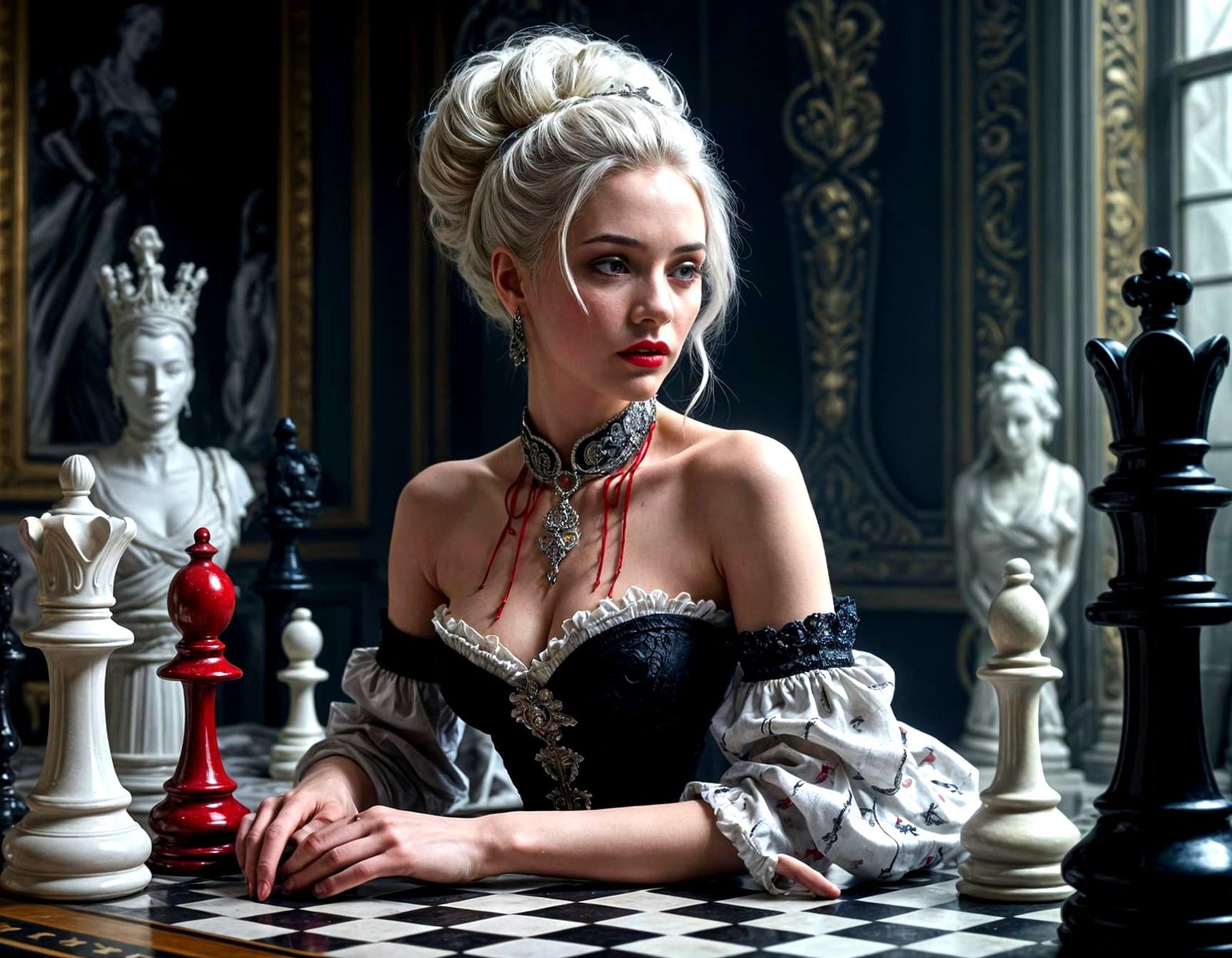 Ethereal Beauty in a Dreamlike Atmosphere