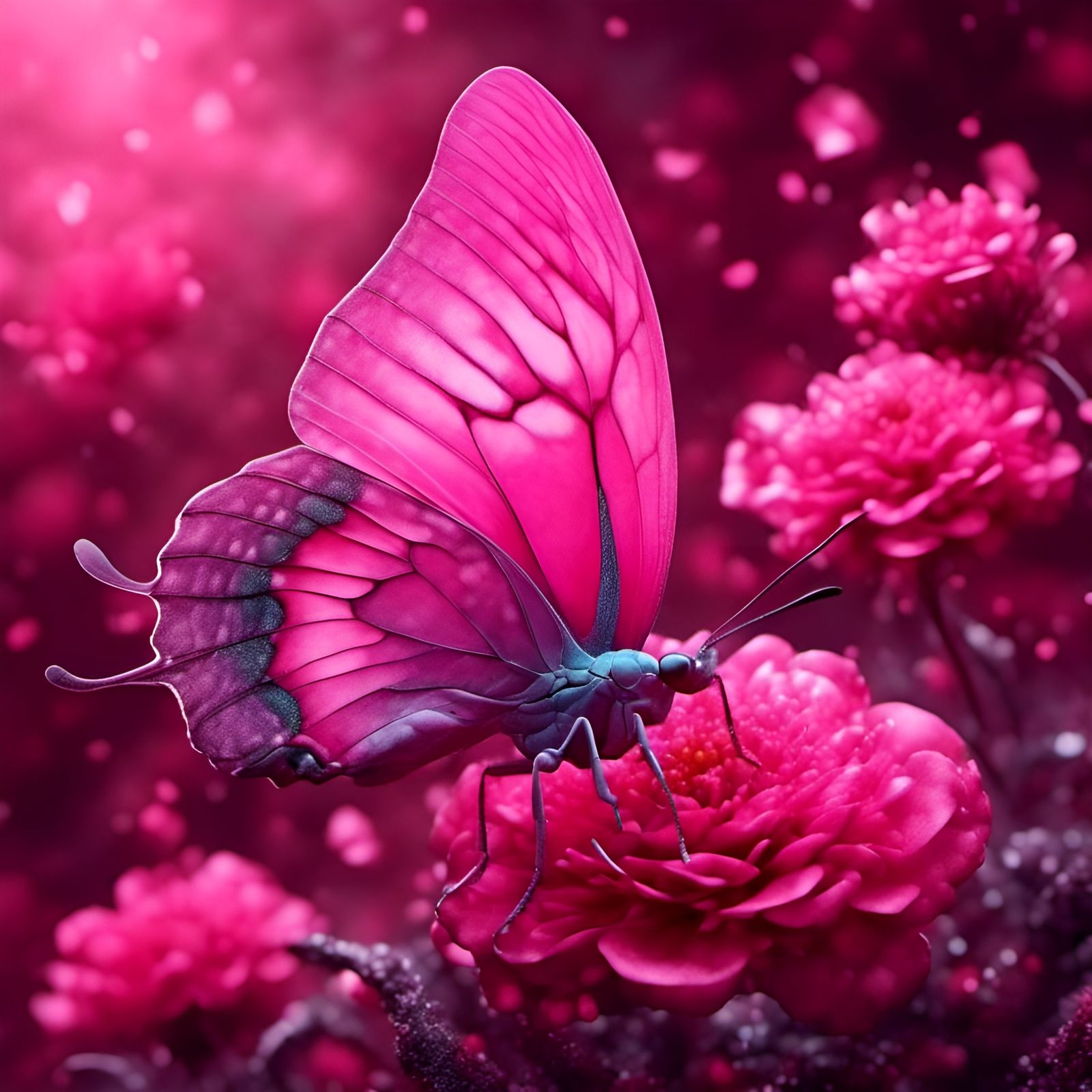 Pink butterfly