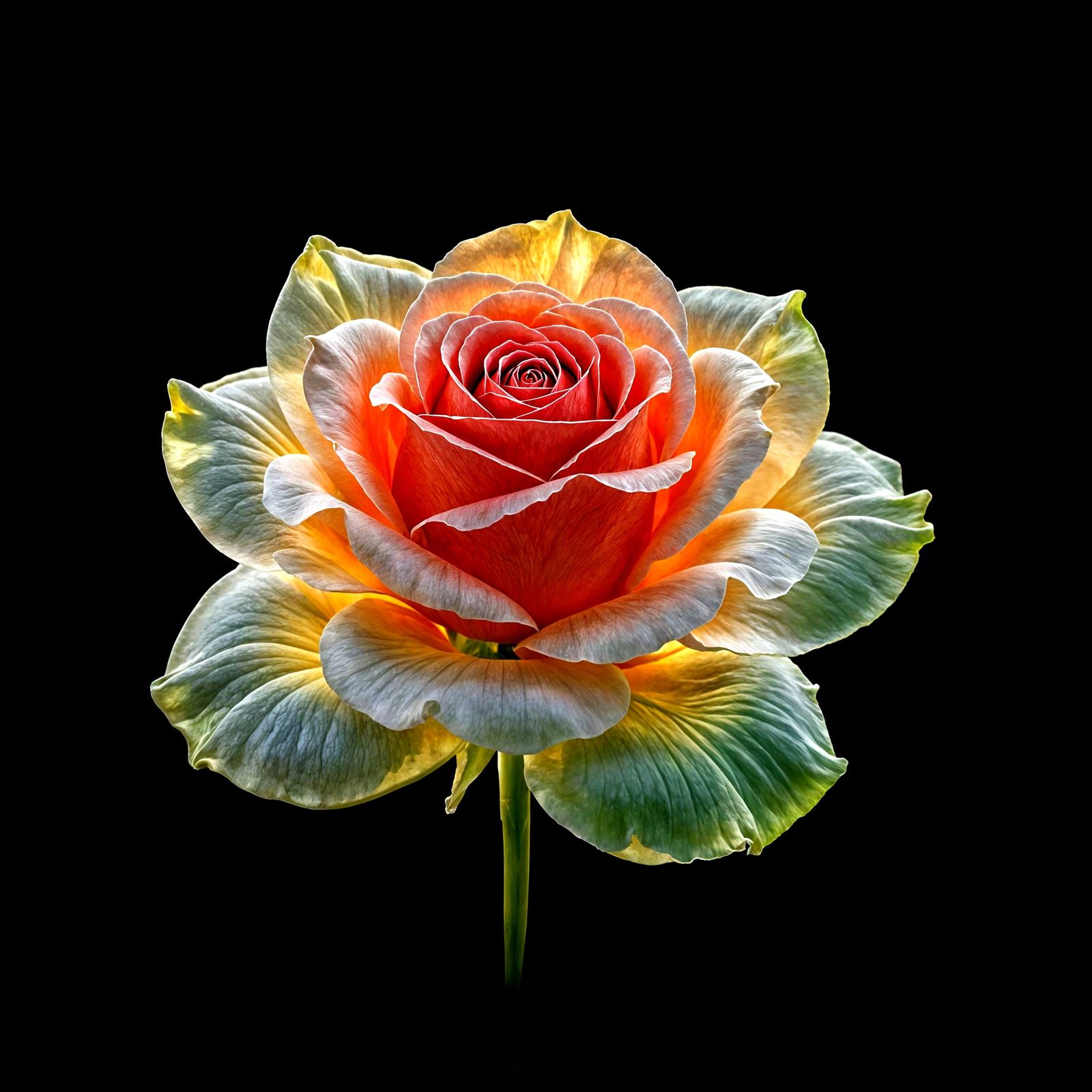 Large Single Rose