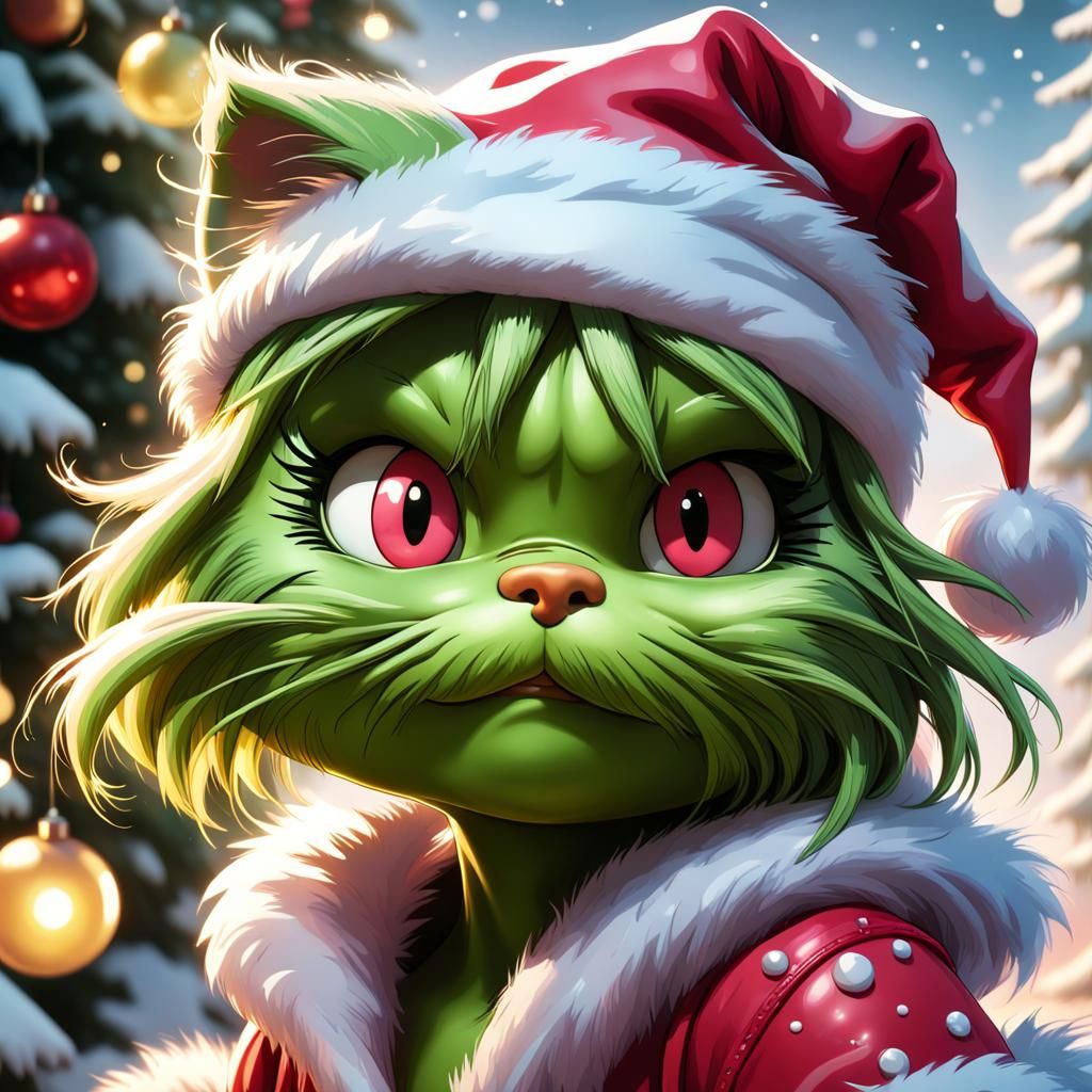 Hello Kitty Steals Christmas: Artgerm Style Portrait