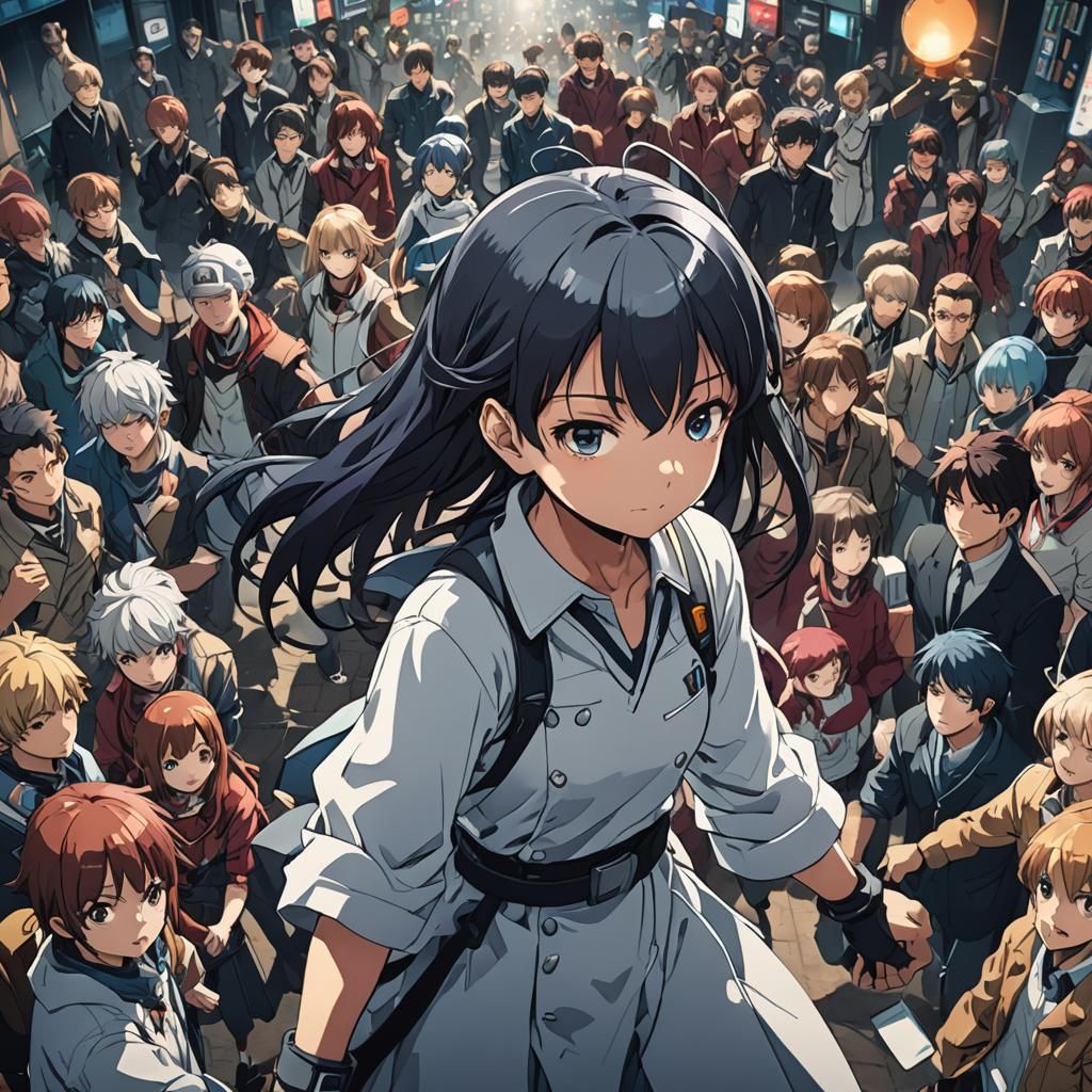 Anime World Reimagined in Cel-Shaded Style