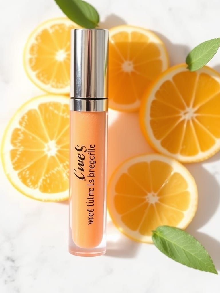 Lip Gloss in Vibrant Citrus Hues