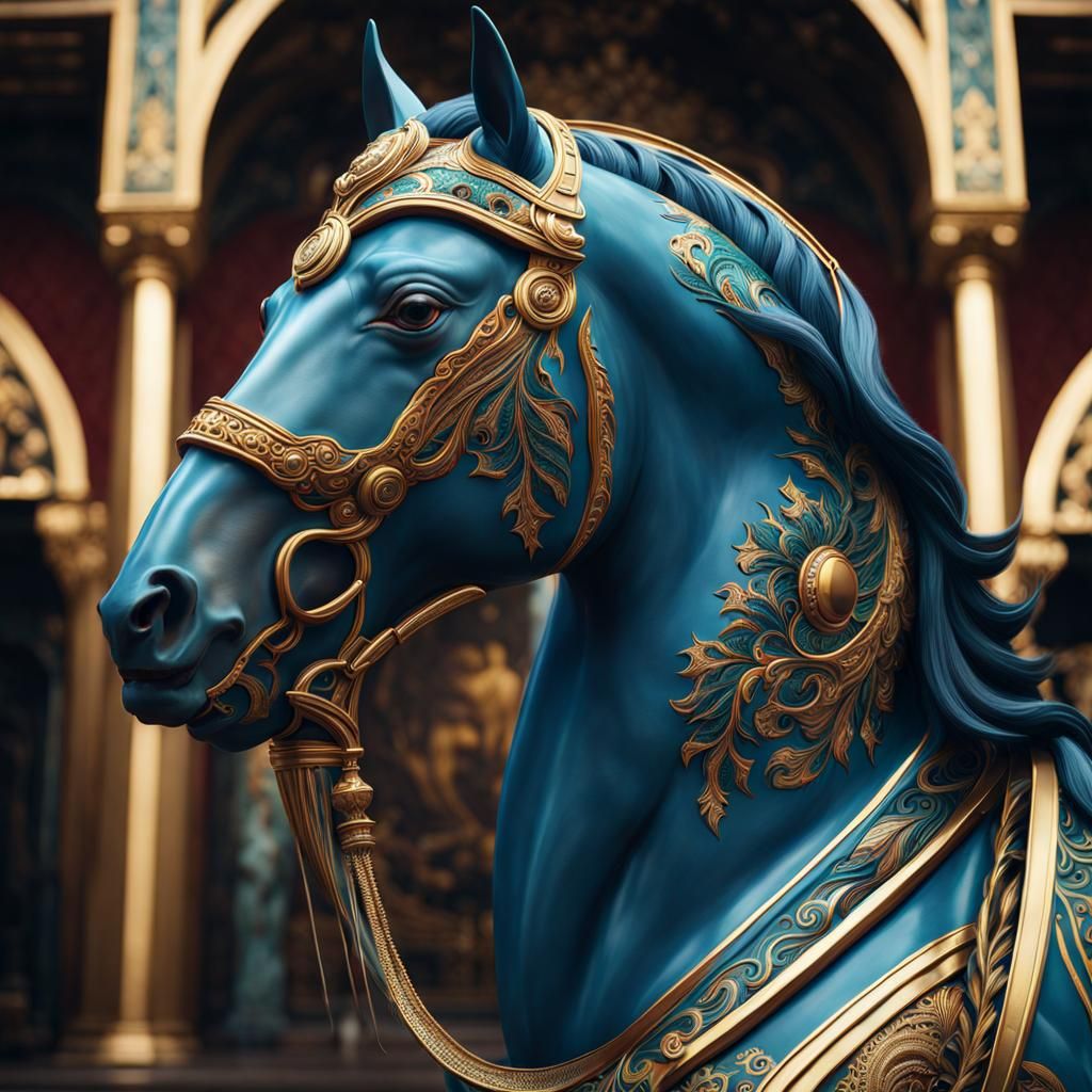 "Blue Horse" reimagined