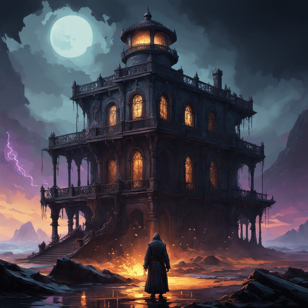 Ethereal Goodbye: A Haunting Double-Exposure of Lost Love