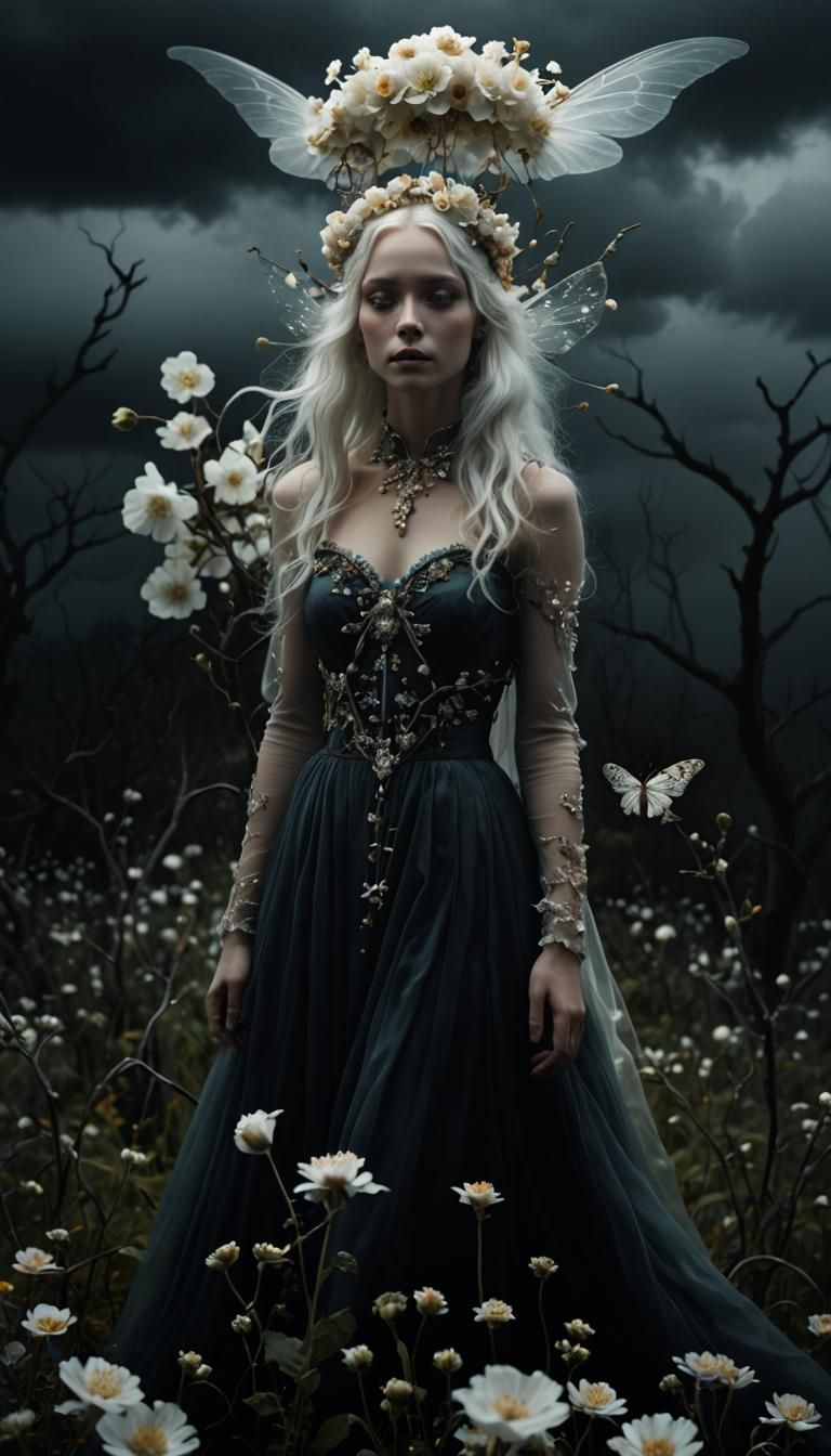 Ethereal Fairy in Surrealist Dreamscape