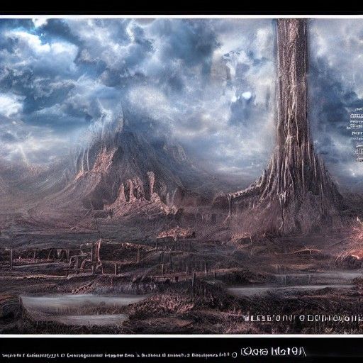 Gentle Terror as Detailed Matte Painting