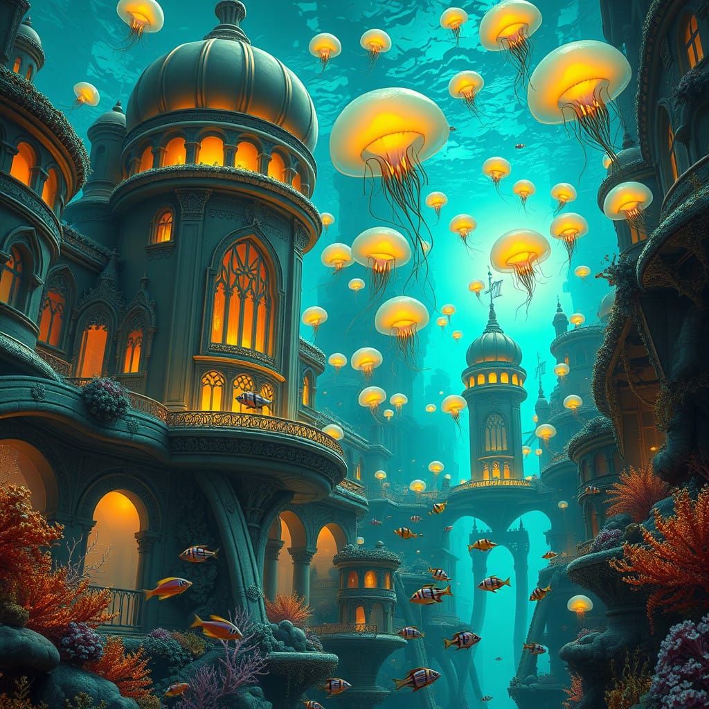 Beneath the Wavering Light of Fandango Jellyfish