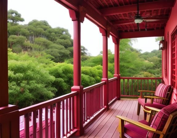 Vivid Veranda: Vibrant Outdoor Living