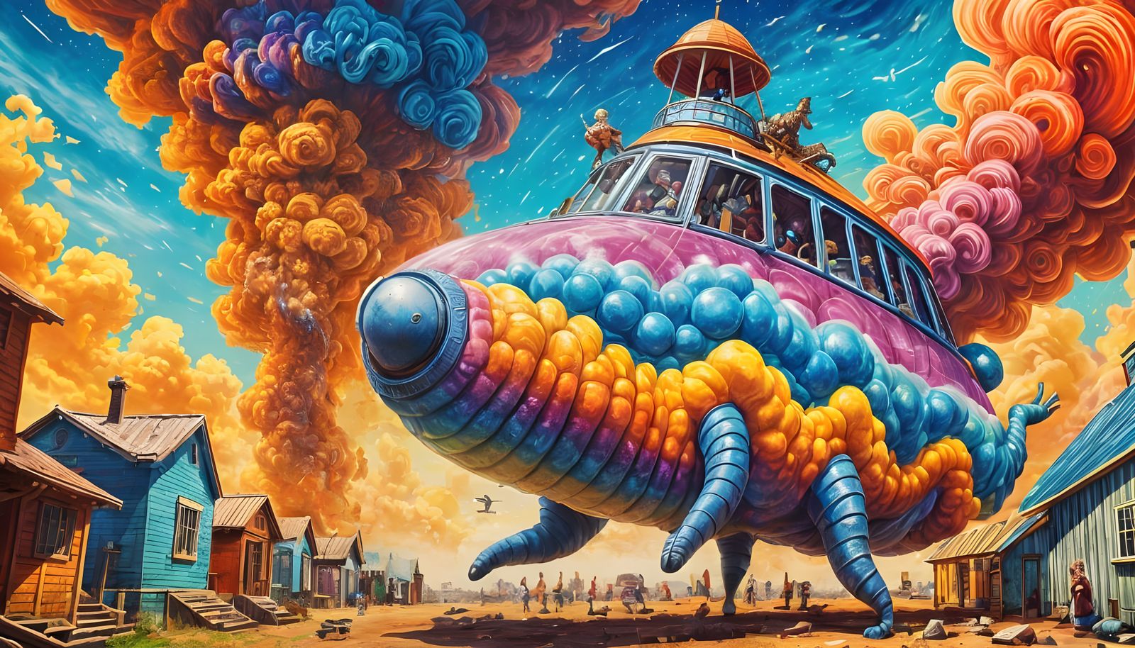 Hippie Slug Bounces in Nuclear Rocket Boots