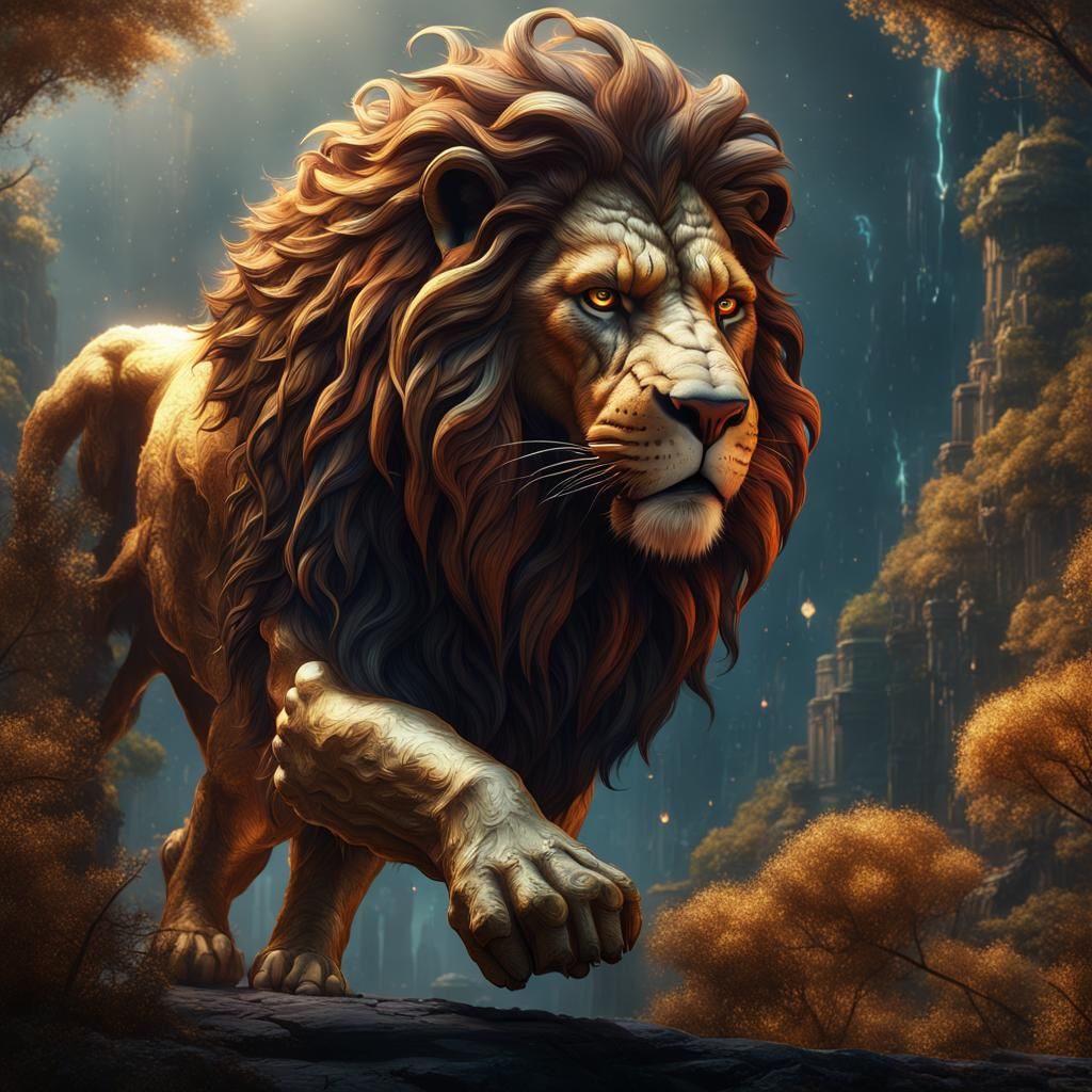 Lion-Man Superstar Fantasy Concept Art