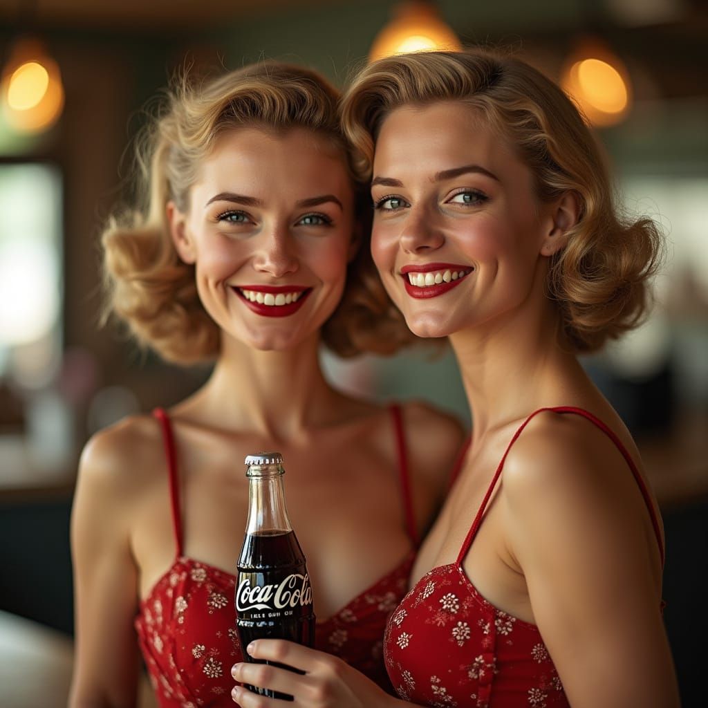 Coke twins.