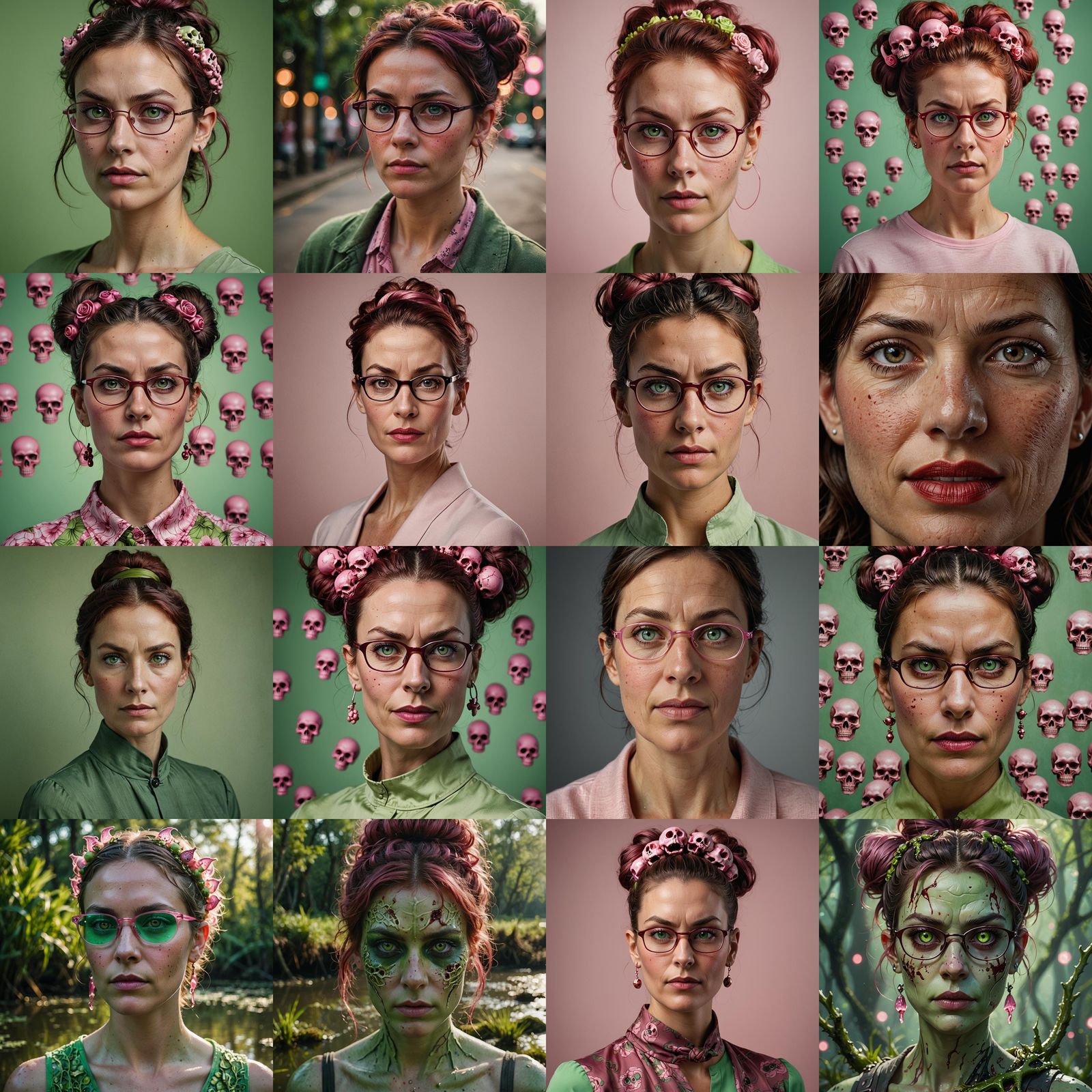 Professional Portrait of a Curvy Brunette Woman