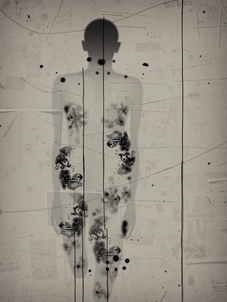 Ephemeral Figure in Radiant Glow