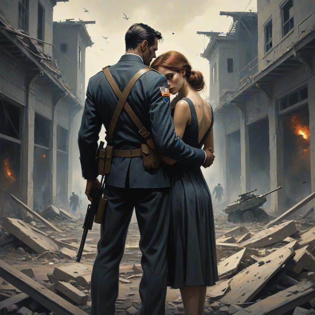 Lovers Separated by War's Shadow