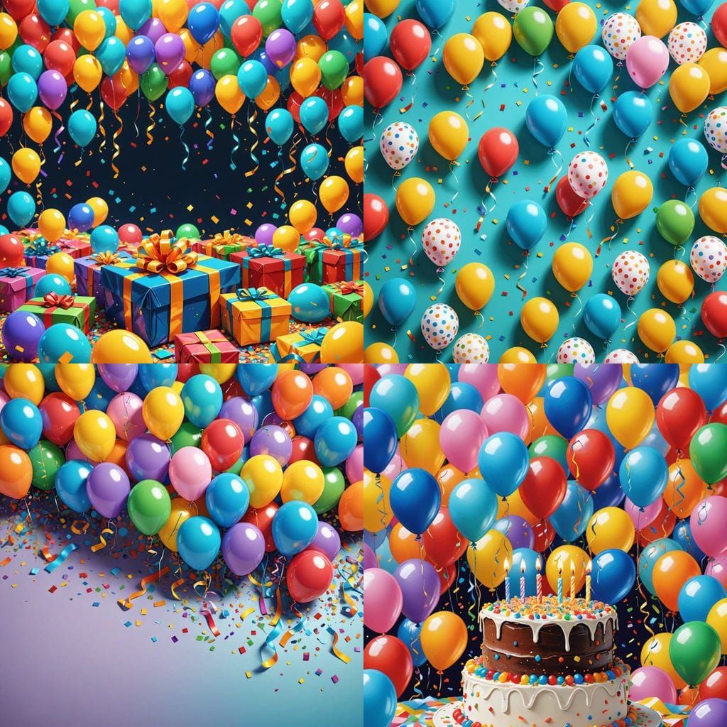 Birthday Tarpaulin Layout: A Festive Design