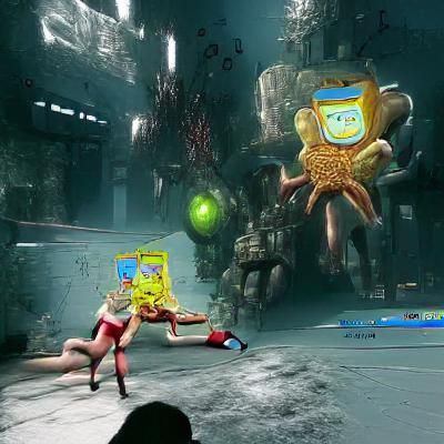 Samus Aran vs Spongebob in CryEngine