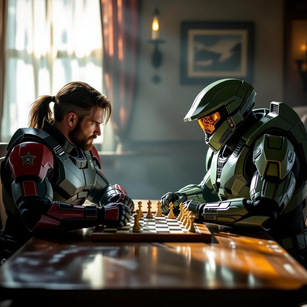 Chess Match: Commander Shepard vs Master Chief