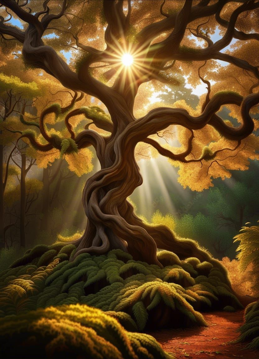 Ancient Twisted Tree