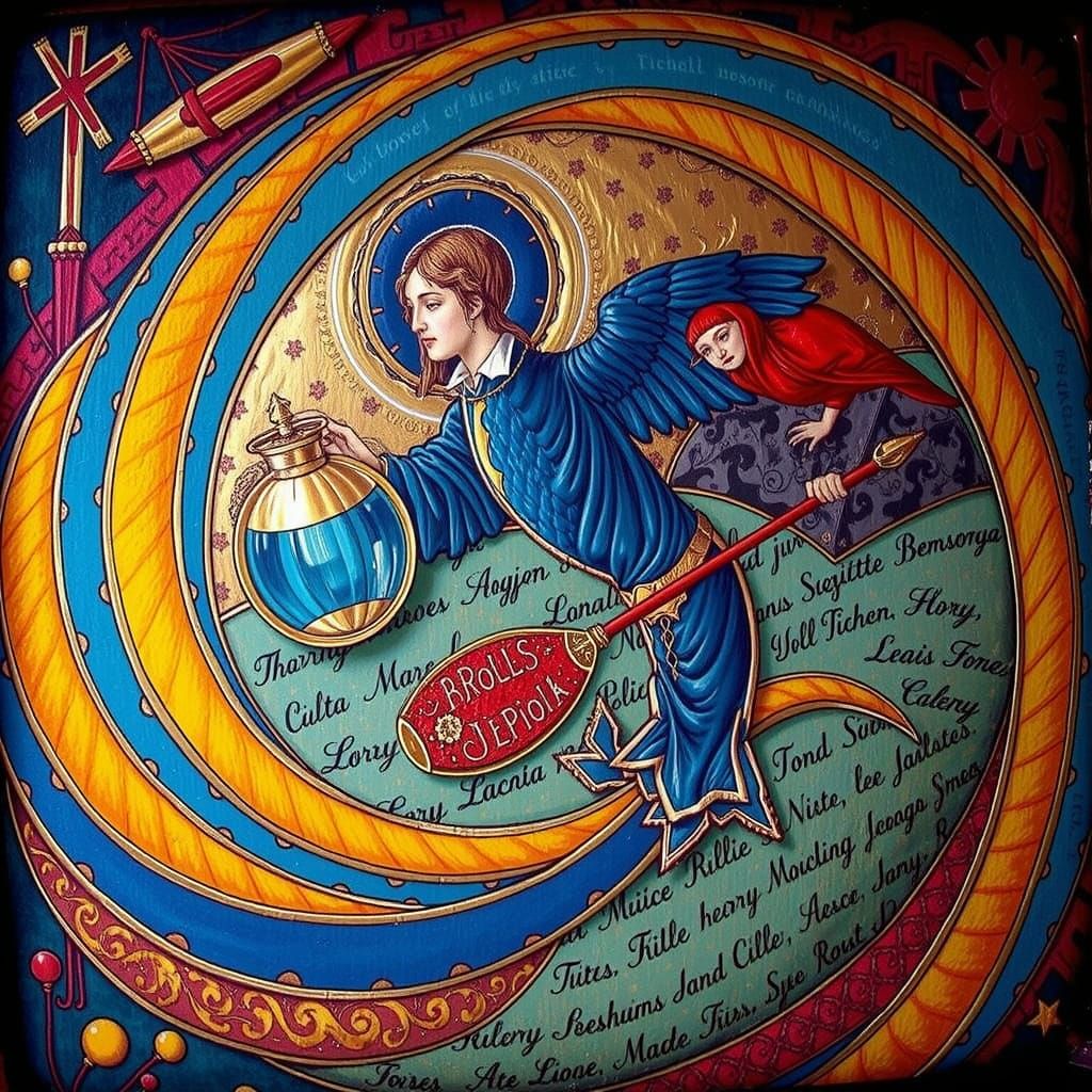 An AI Interpretation of Seraphinianus Style