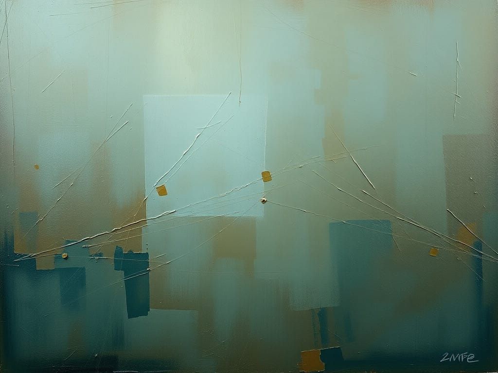 Elegant Light Brown Orque on Dark Blue-Green Pier