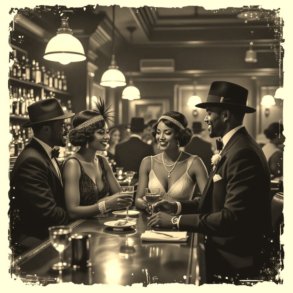 1920s Speakeasy Night Club