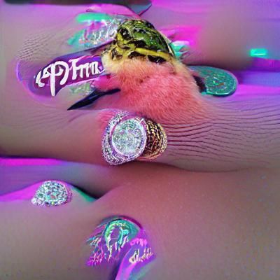 Pretty Pimpin AI Image
