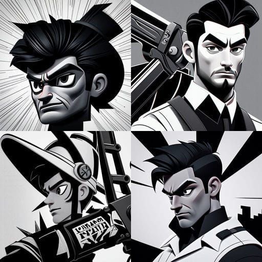 Arborist Chainsaw Vector Illustration in Retro Style