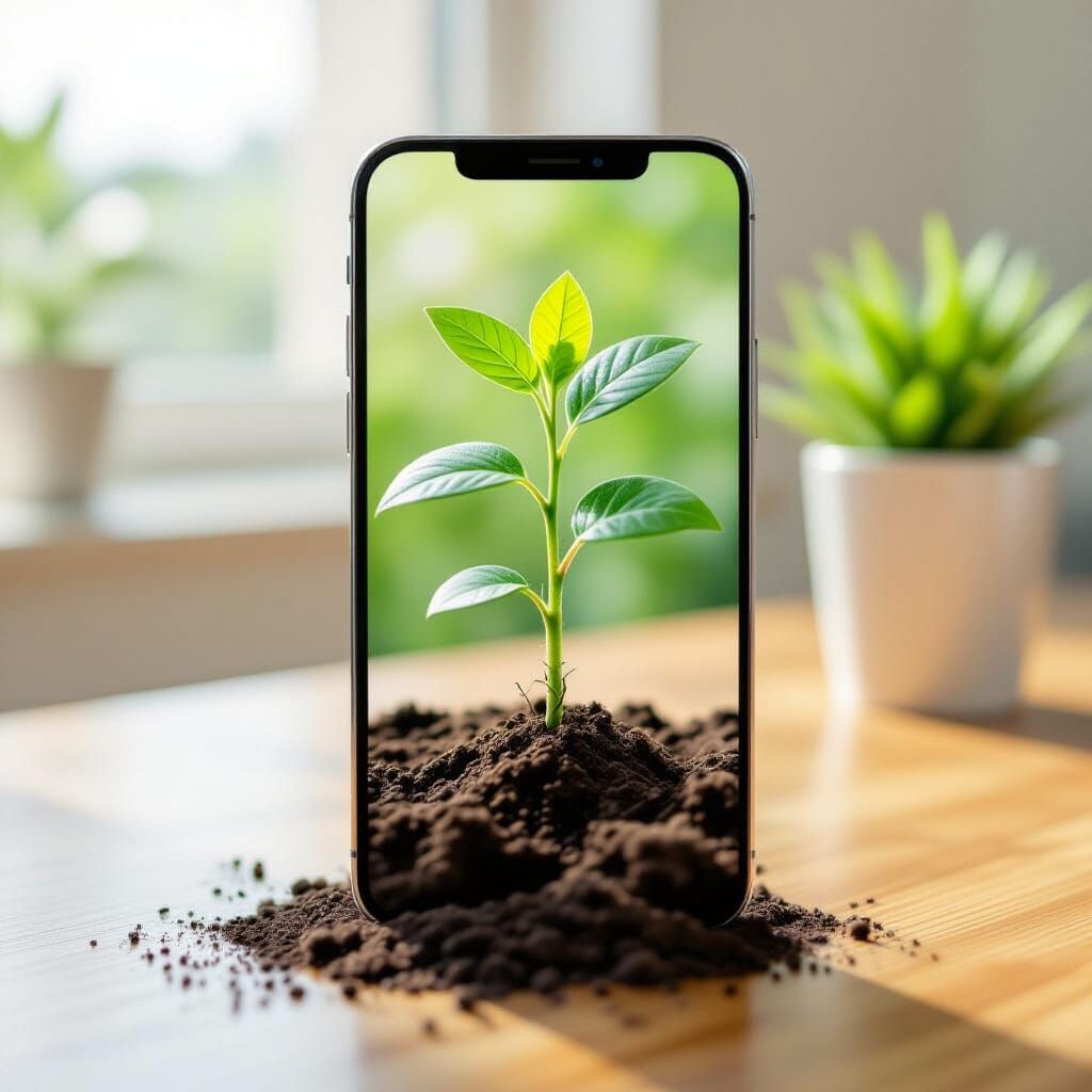 Smartphone Grows Like a Plant