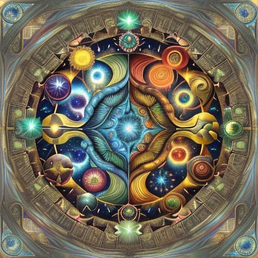 Surreal Curves: Nautilus and Fibonacci in Vivid Colors