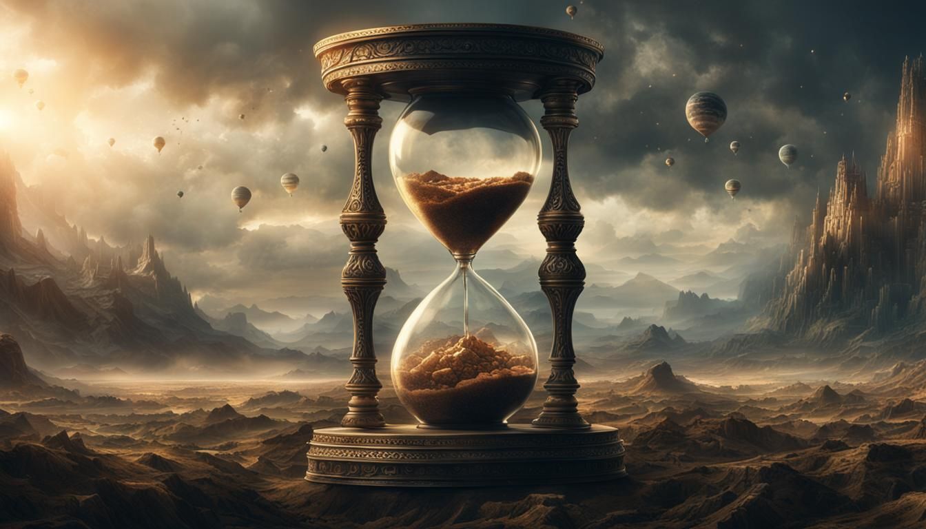 Hourglass Counts Down to End of Time