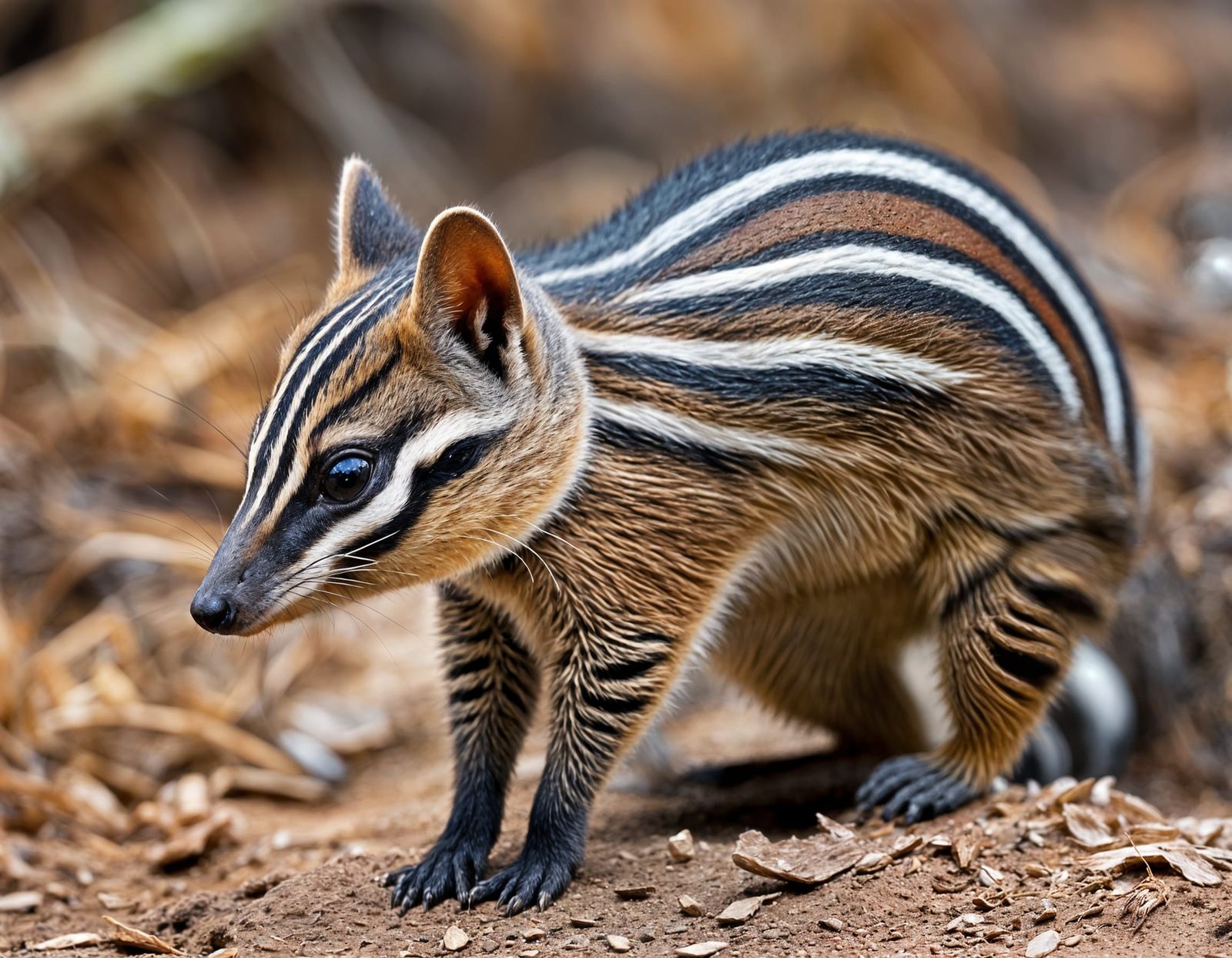 Australian Numbat in Detailed Matte Painting Style