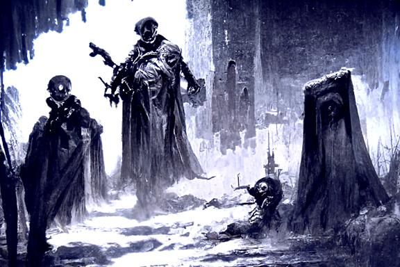 Sinister Death City, Engraving Style