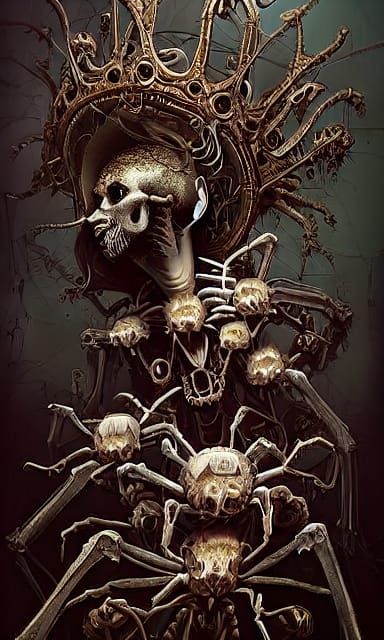 Sinister Skull: Grotesque Pop Surrealism in 16K