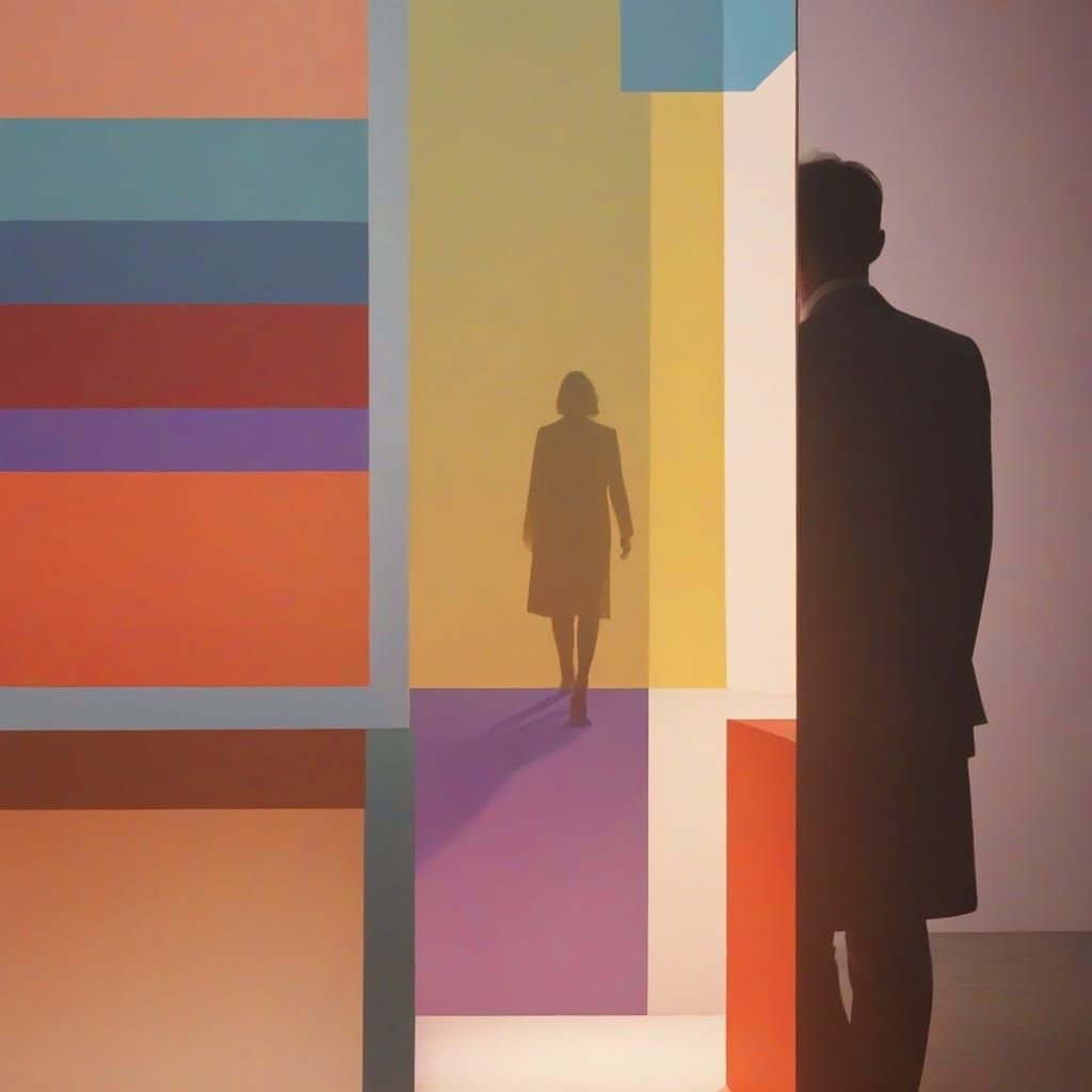 Ethereal Stage Installations with Neon Light Walkways